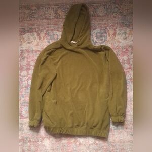 Olive Army Green Hooded Sweatshirt